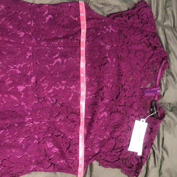 COPY - Merokeety Sleeveless Lace Floral Cocktail Dress - Picture 9 of 11